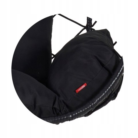 NUFORMA FOTEL WISZĄCY BUJANY OGRODOWY KOSZ HUŚTAWKA JAJO KOKON PREMIUM + PODUSZKI