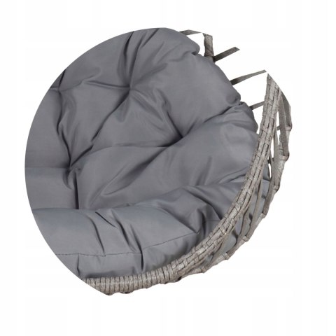 NUFORMA FOTEL WISZĄCY BUJANY OGRODOWY KOSZ HUŚTAWKA JAJO KOKON PREMIUM + PODUSZKI