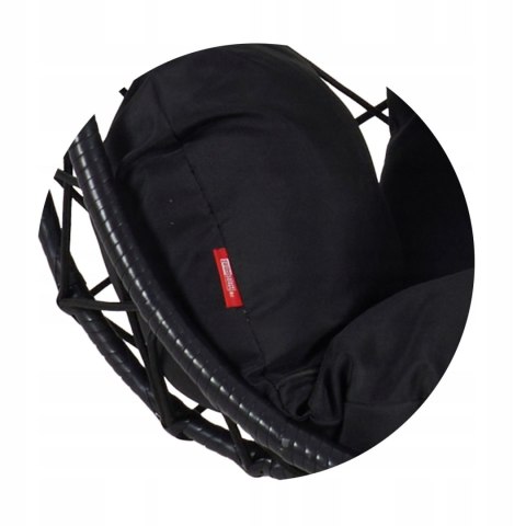 NUFORMA FOTEL WISZĄCY BUJANY OGRODOWY KOSZ HUŚTAWKA JAJO KOKON PREMIUM + PODUSZKI