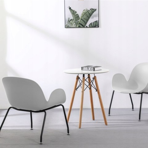 NUFORMA KRZESŁO FOTEL KUBEŁKOWE WYGODNY METALOWE NOGI