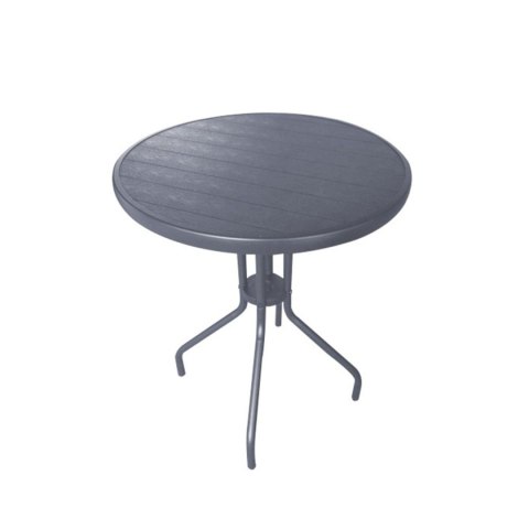 NUFORMA Komplet mebli ogrodowych stolik + 2 krzesła z technorattanu szare