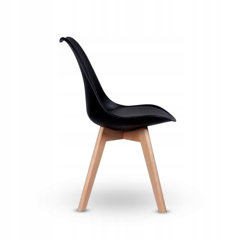 NUFORMA Krzesło Nowoczesne Wygodne DREWNIANE NOGI