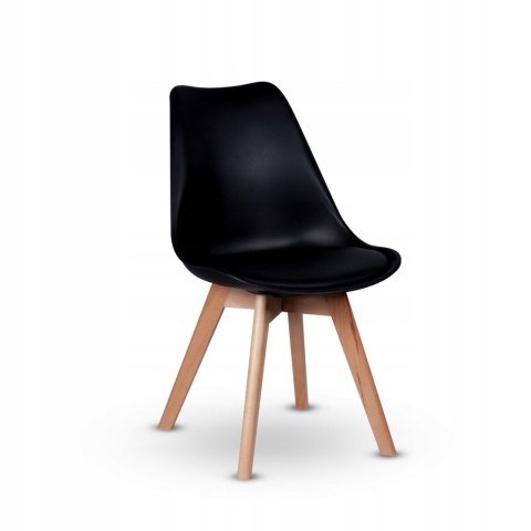 NUFORMA Krzesło Nowoczesne Wygodne DREWNIANE NOGI