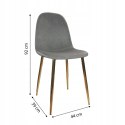 NUFORMA Krzesło tapicerowane, salon, biuro