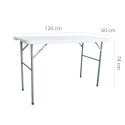 NUFORMA STÓŁ CATERINGOWY BANKIETOWY SKŁADANY OGRODOWY 120x60x74