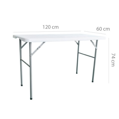 NUFORMA STÓŁ CATERINGOWY BANKIETOWY SKŁADANY OGRODOWY 120x60x74