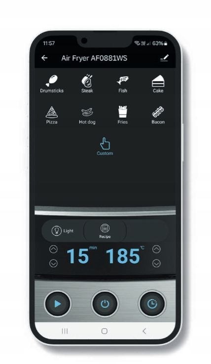 WEBBER Frytkownica beztłuszczowa Webber AF800