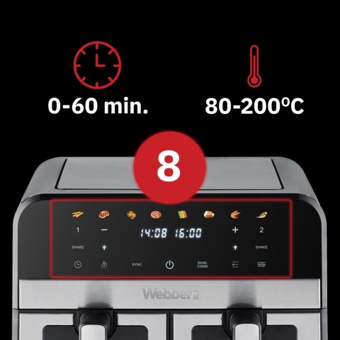 WEBBER Frytkownica beztłuszczowa Webber AF900