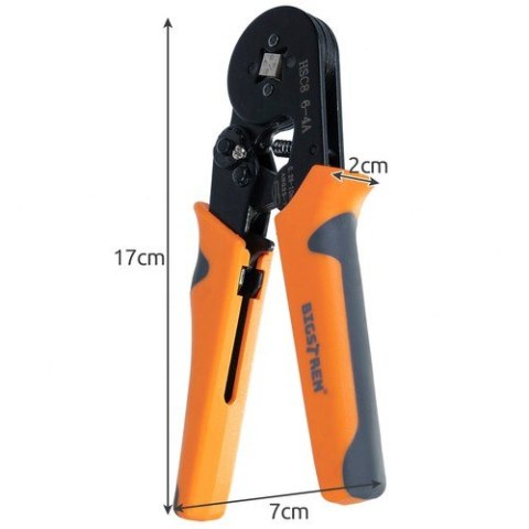Bigstren Zaciskarka do tulejek 0.25-10mm2 Bigstren 22717 Bigstren Zaciskarka do tulejek 0.25-10mm2 Bigstren 22717