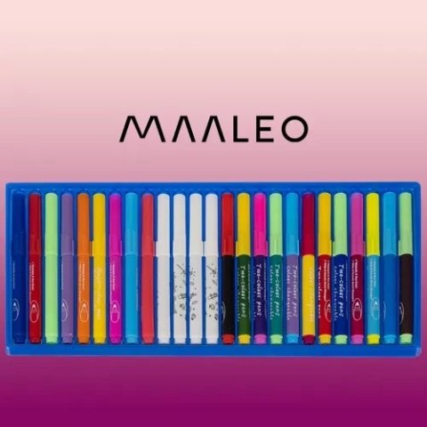 Maaleo Zestaw markerów - 25 szt. Maaleo 23201 Maaleo Zestaw markerów - 25 szt. Maaleo 23201