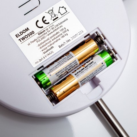 ELDOM Waga łazienkowa TWO500, BLUETOOTH