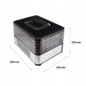 IDEAL DUŻA Suszarka do Grzybów Owoców Warzyw IDEAL INOX +Termoobieg 400W +Timer