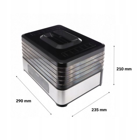 IDEAL DUŻA Suszarka do Grzybów Owoców Warzyw IDEAL INOX +Termoobieg 400W +Timer