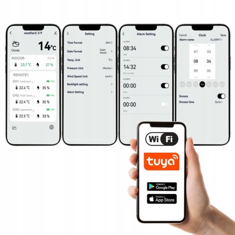 METEO MULTI STACJA POGODOWA METEO SP500 WIFI POMIAR JAKOŚCI POWIETRZA