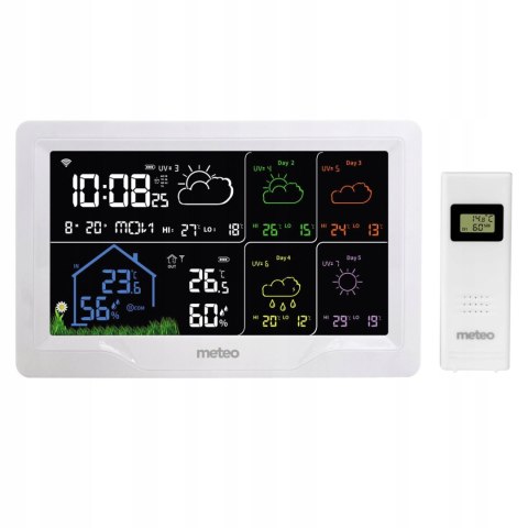 METEO STACJA POGODOWA METEO SP401 WIFI Z PROGNOZĄ POGODY NA 4 DNI