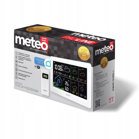 METEO STACJA POGODOWA METEO SP401 WIFI Z PROGNOZĄ POGODY NA 4 DNI