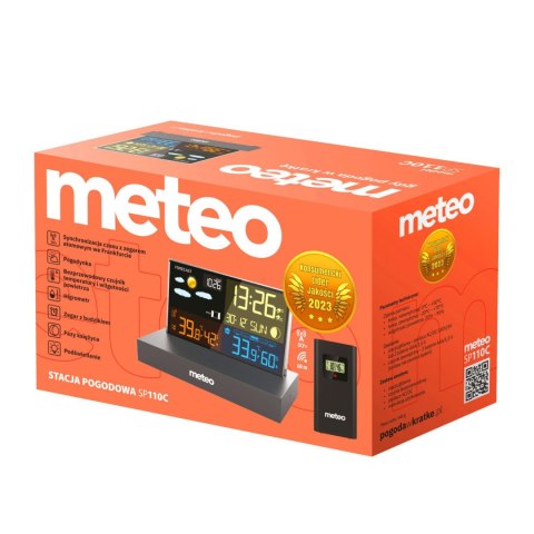 METEO Stacja pogodowa METEO SP110 z DCF czarna