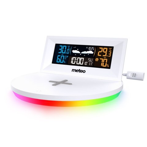 METEO Stacja pogodowa METEO SP94 z szybką ładowarką indukcyjną