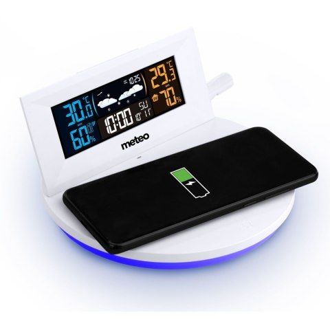 METEO Stacja pogodowa METEO SP94 z szybką ładowarką indukcyjną