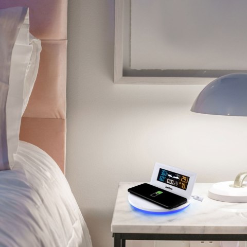 METEO Stacja pogodowa METEO SP94 z szybką ładowarką indukcyjną