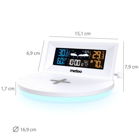 METEO Stacja pogodowa METEO SP94 z szybką ładowarką indukcyjną