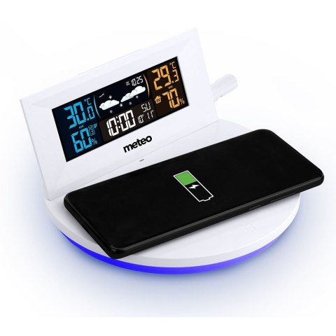METEO Stacja pogodowa METEO SP94 z szybką ładowarką indukcyjną