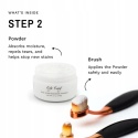 Eye Envy Tear Stain Remover Powder – puder i pędzel do aplikacji, krok 2 systemu Eye Envy