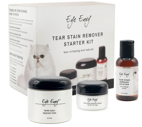 Eye Envy Cat Starter Kit – komplet produktów z opakowaniem do pielęgnacji oczu kota