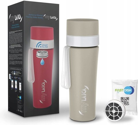 LAICA Butelka filtrująca, stalowa LAICA MyLAICA