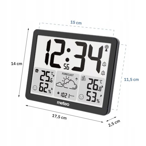 METEO STACJA POGODOWA Z DCF METEO SP201 Z POGODYNKA