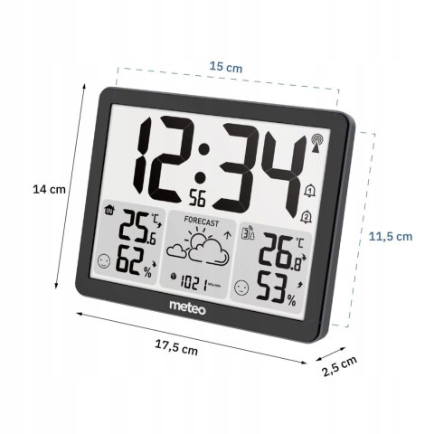 METEO STACJA POGODOWA Z DCF METEO SP201 Z POGODYNKA