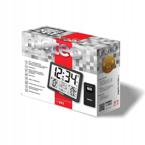 METEO STACJA POGODOWA Z DCF METEO SP201 Z POGODYNKA