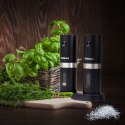 Młynek elektryczny do soli i pieprzu Webber - 2 szt LED 70 ml