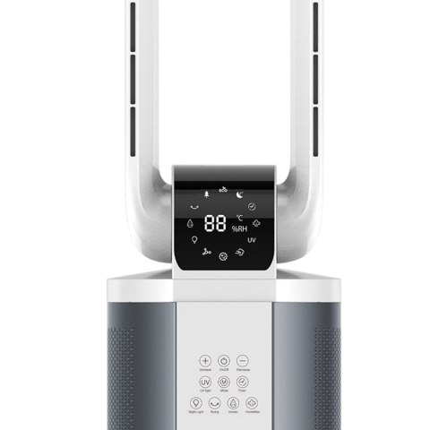 WEBBER Bezłopatkowy wentylator z nawilżaczem WEBBER WB1820 biały