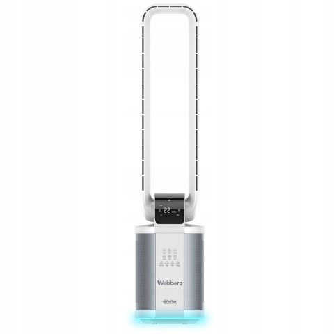 WEBBER Bezłopatkowy wentylator z nawilżaczem WEBBER WB1820 biały