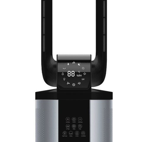 WEBBER Bezłopatkowy wentylator z nawilżaczem WEBBER WB1820 czarny