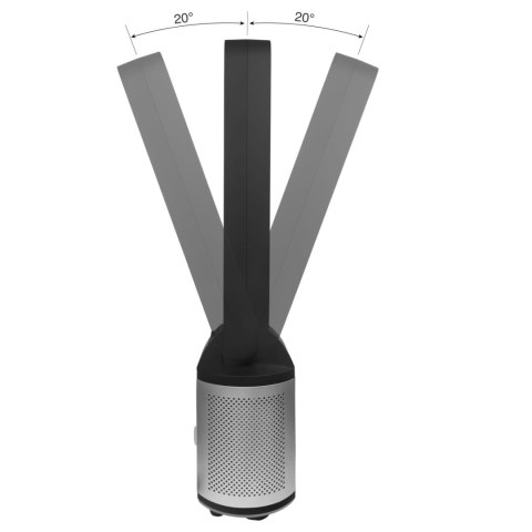 WEBBER Bezłopatkowy wentylator z nawilżaczem WEBBER WB1820 czarny