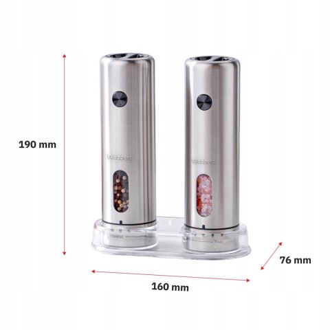 WEBBER Elektryczny młynek do przypraw MK43 Webber