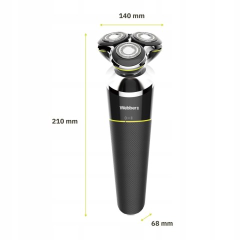 WEBBER Golarka Męska z Trymerem 5w1 Webber FIVER SXG500