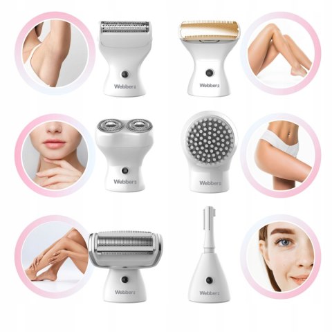 WEBBER Golarka damska i trymer 4w1 Webber LG400