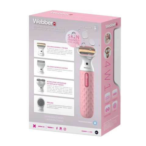 WEBBER Golarka damska i trymer 4w1 Webber LG400