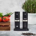 WEBBER MŁYNEK DO PIEPRZU I SOLI ELEKTRYCZNY AKUMULATOROWY USB - 2 SZT
