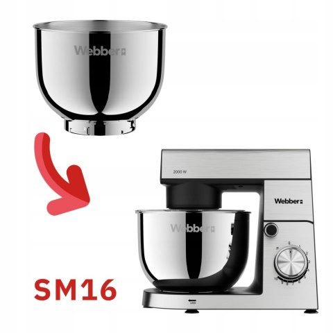 WEBBER Misa INOX 4L do robota Webber SM15 i SM16