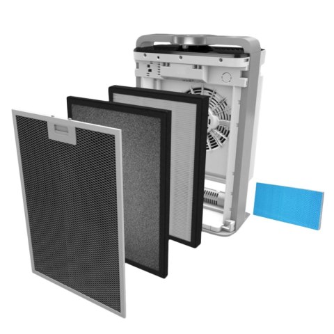 Webber AP9700 Silver WiFi – oczyszczacz powietrza widok frontowy