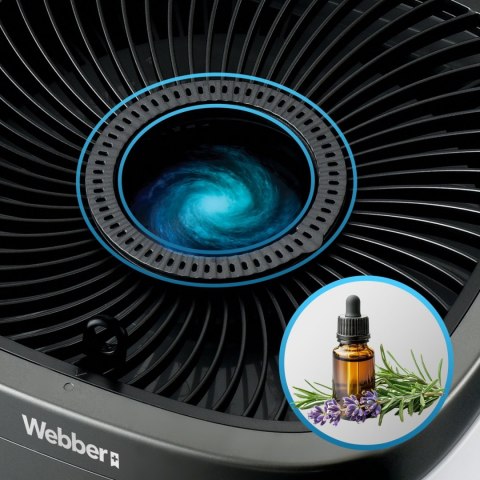 Oczyszczacz powietrza Webber APEH11003 – lampa UV i jonizator