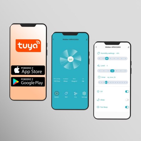 Oczyszczacz powietrza Webber APEH11003 – moduł WiFi