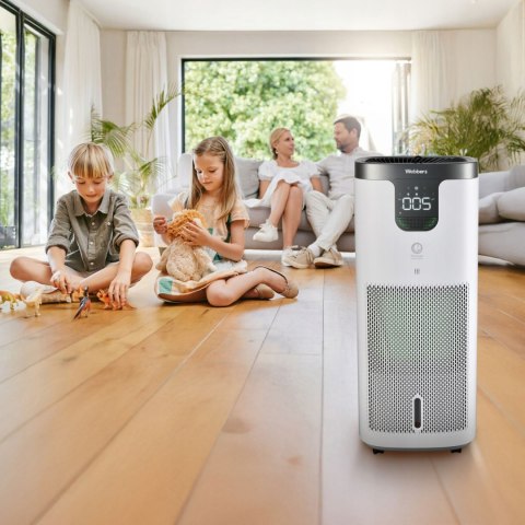 Oczyszczacz powietrza Webber w pomieszczeniu domowym