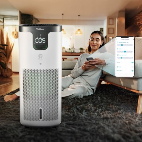 Oczyszczacz powietrza Webber w pomieszczeniu – zastosowanie domowe