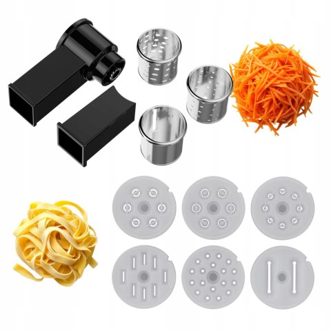 WEBBER Szatkownica + 6 końcówek do makaronu do robota Webber SM17