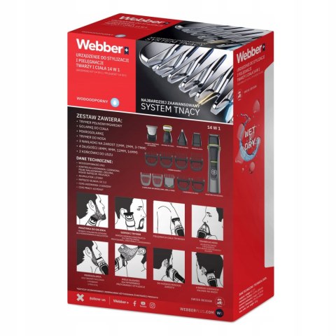 WEBBER Trymer do twarzy i ciała Webber GK1400